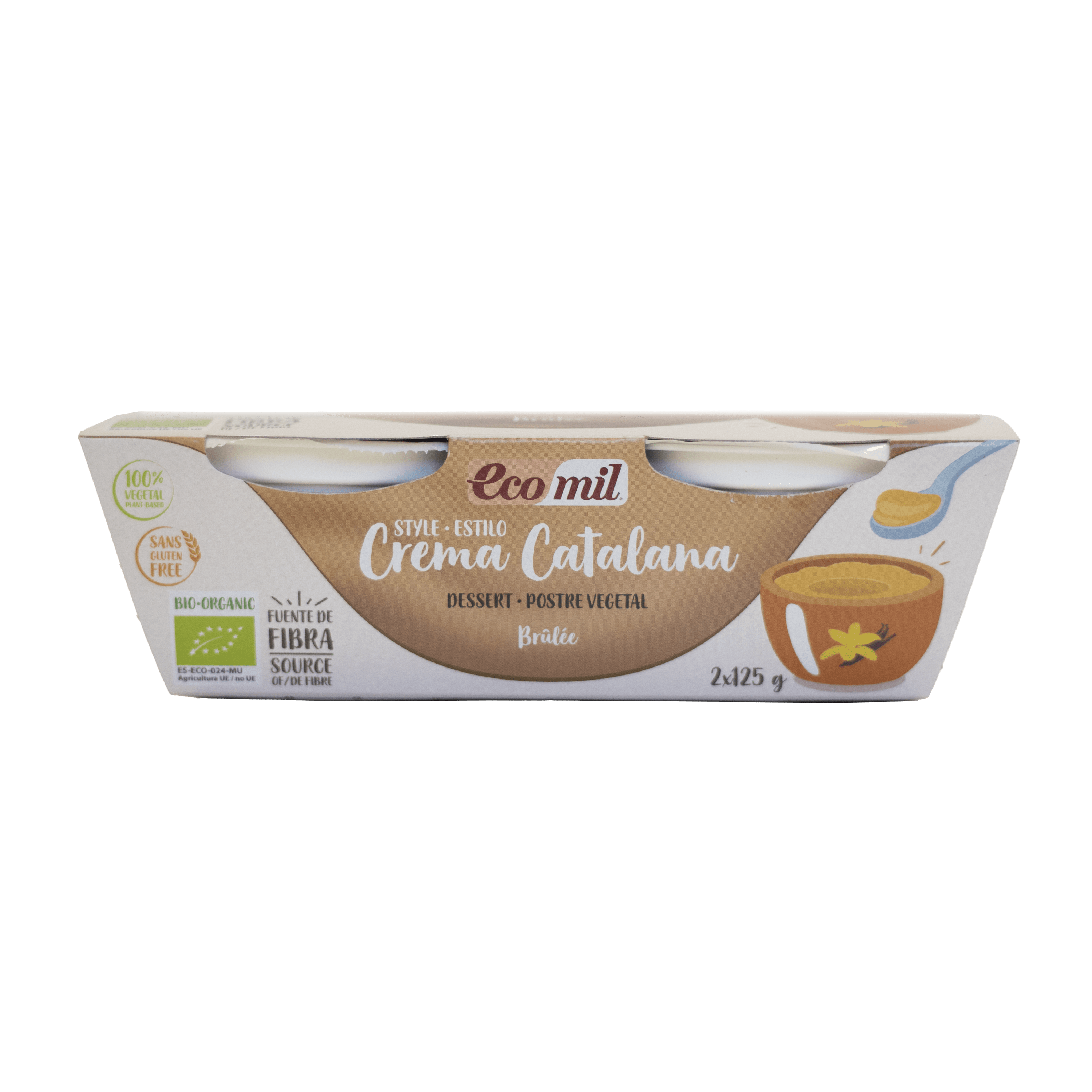 Ecomil bio desszert créme brulée 2x125g 250 g
