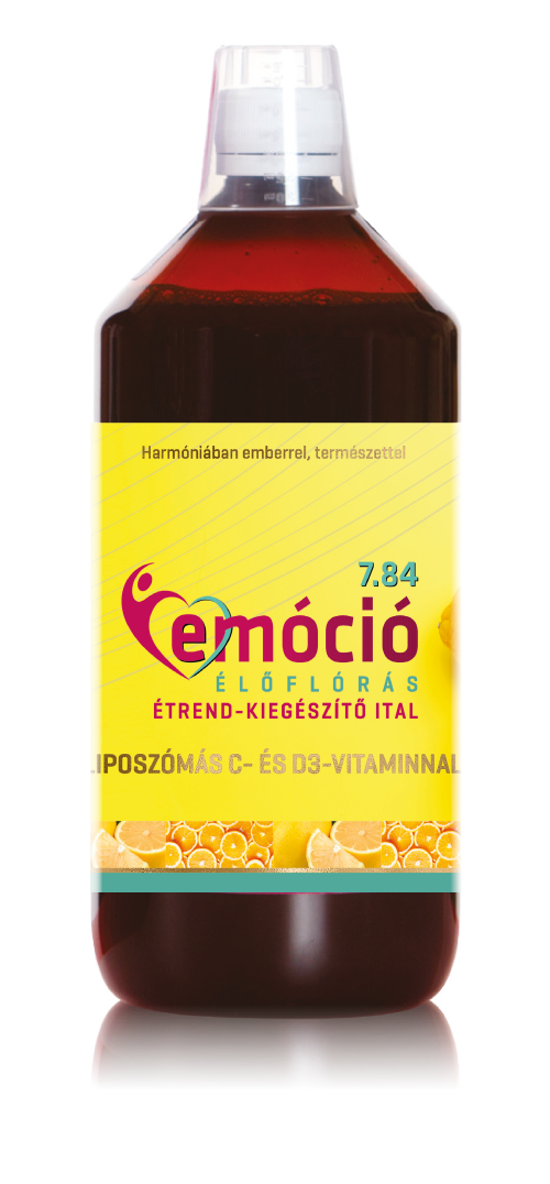 Emóció 7,84 liposzómás c- és d3-vitaminnal étrendkiegészítő ital 1000 ml
