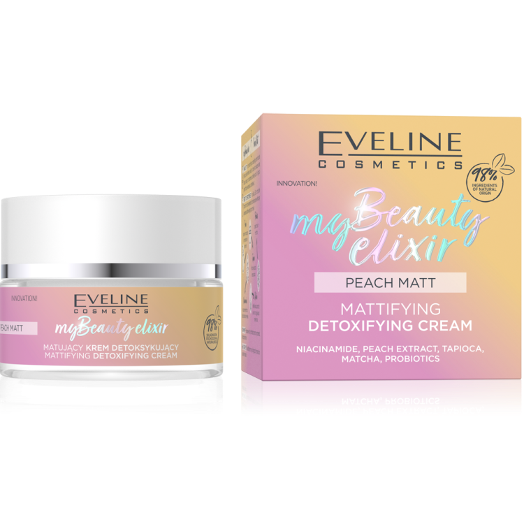 Eveline my beauty elixir mattító, detoxikáló arckrém 50 ml