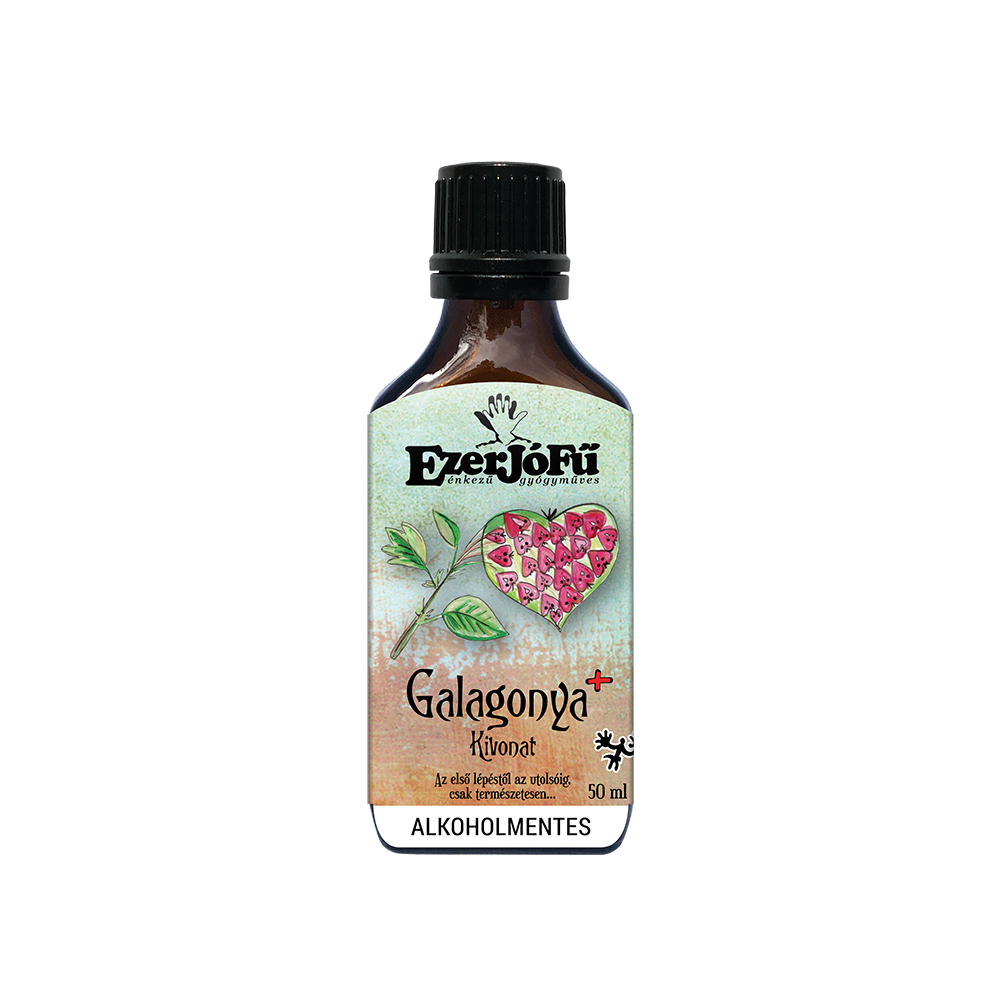 Ezerjófű galagonya+ kivonat 50 ml