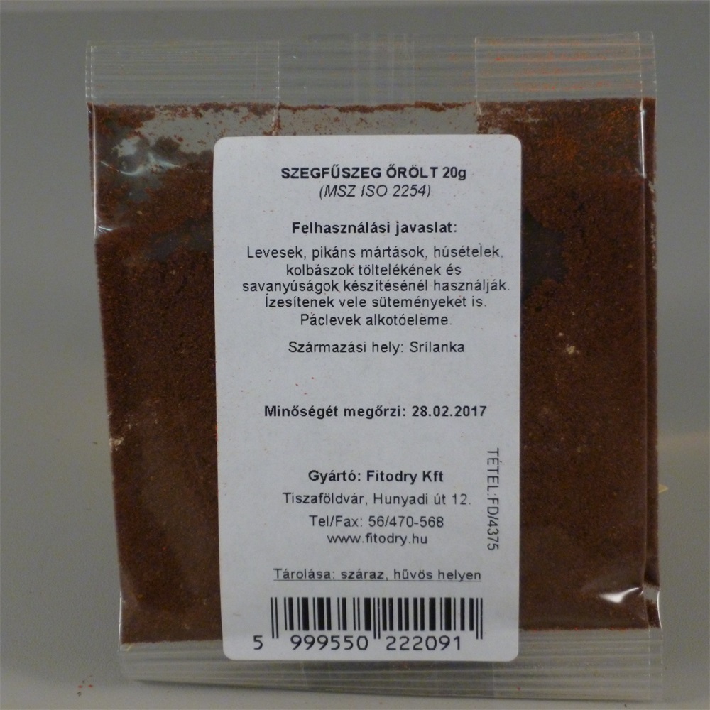 Fitodry szegfűszeg őrölt 25 g