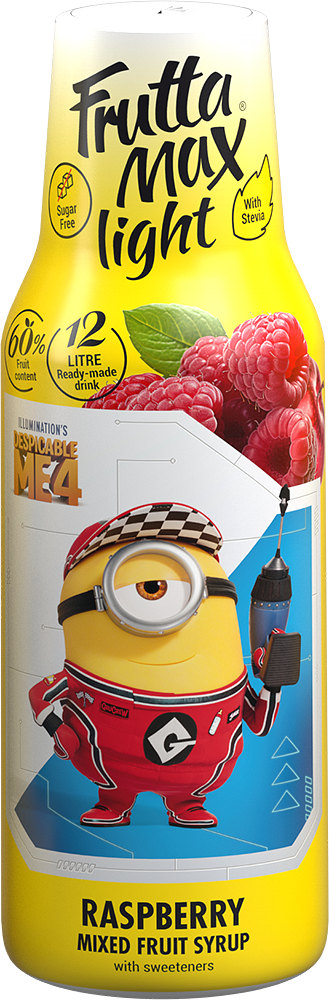 Fruttamax minion light málna 500 ml