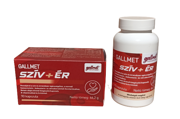 Gallmet-szív+ér kapszula 90 db
