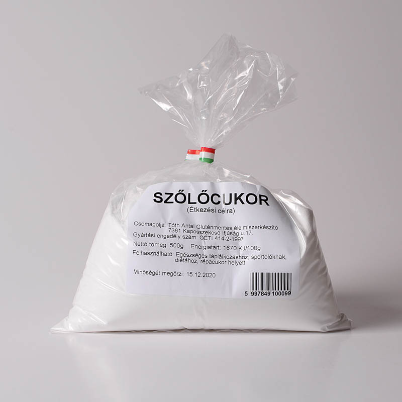 Gluténmentes szőlőcukor 500 g