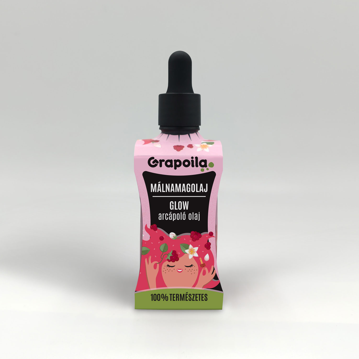 Grapoila málnamagolaj glow arcápoló olaj 50 ml