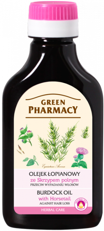 Green Pharmacy bojtorján hajolaj hajhullás ellen mezei zsurló kivonattal 100 ml