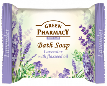 Green Pharmacy szappan levendula és lenmagolaj tartalommal 100 g