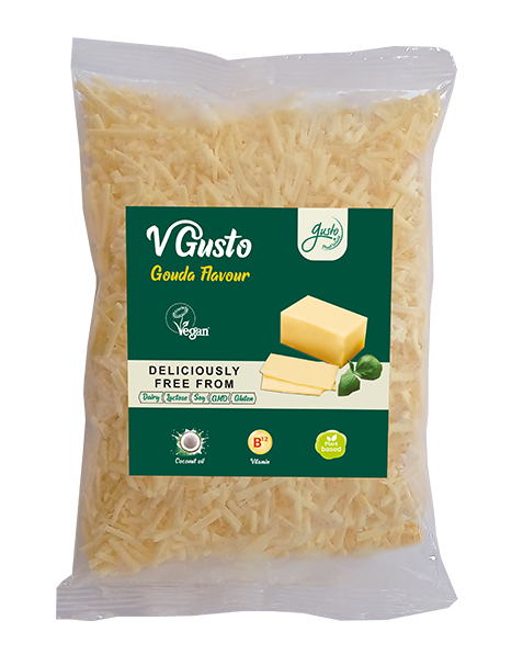 Gusto vegán készítmény gouda ízű reszelt 200 g
