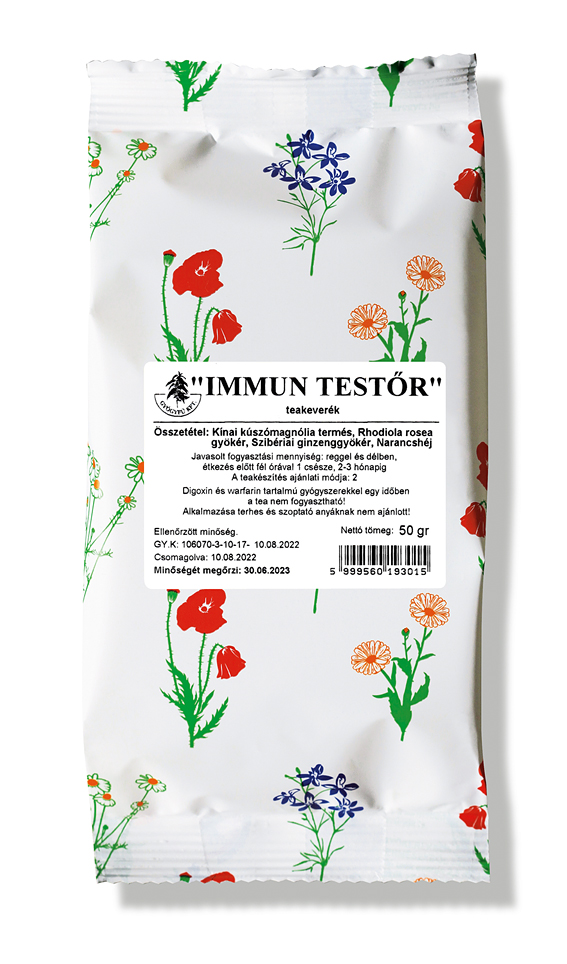 Gyógyfű immun testőr teakeverék szálas 50 g