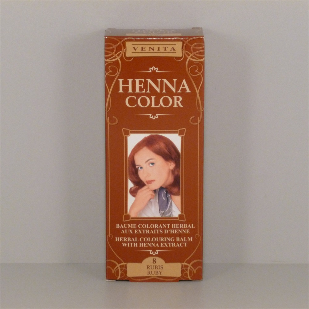 Henna Color szinező hajbalzsam nr 8 rubin 75 ml