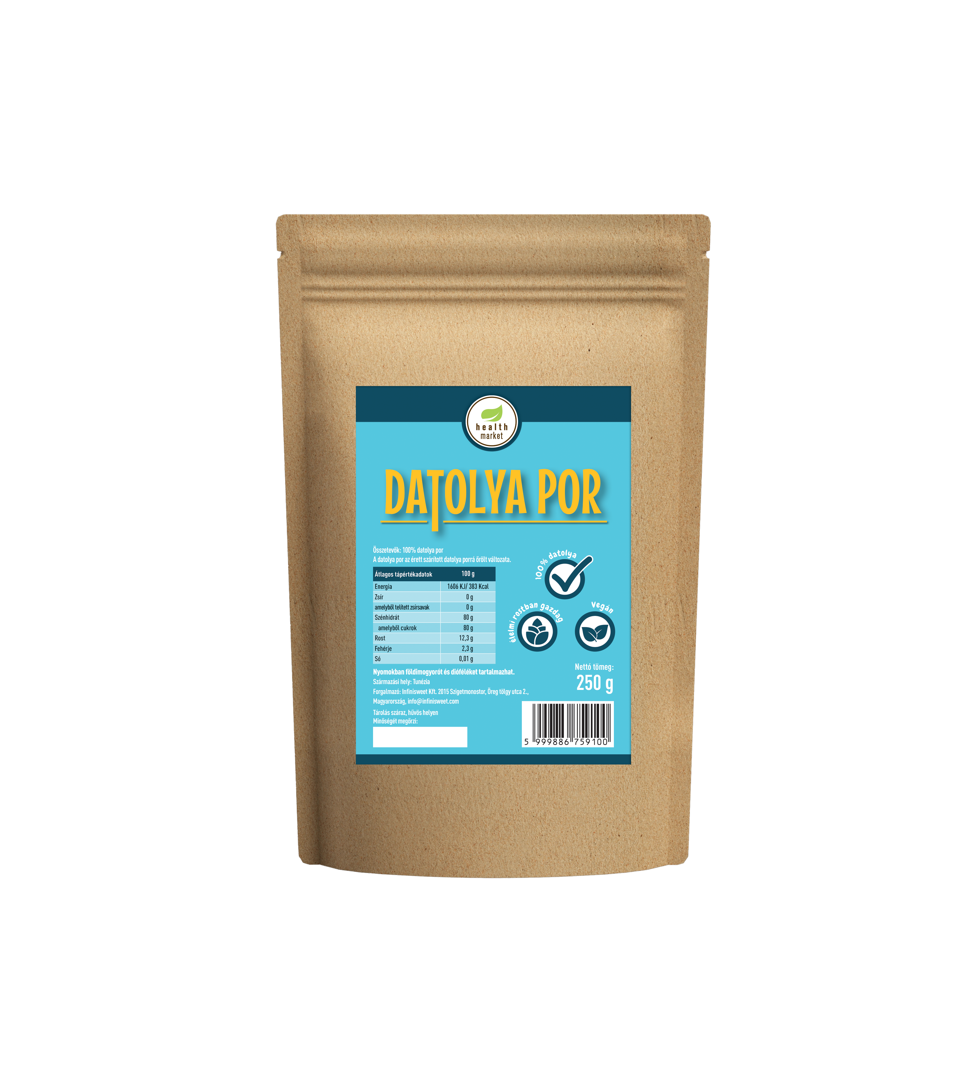 Health Market datolyapor 250 g