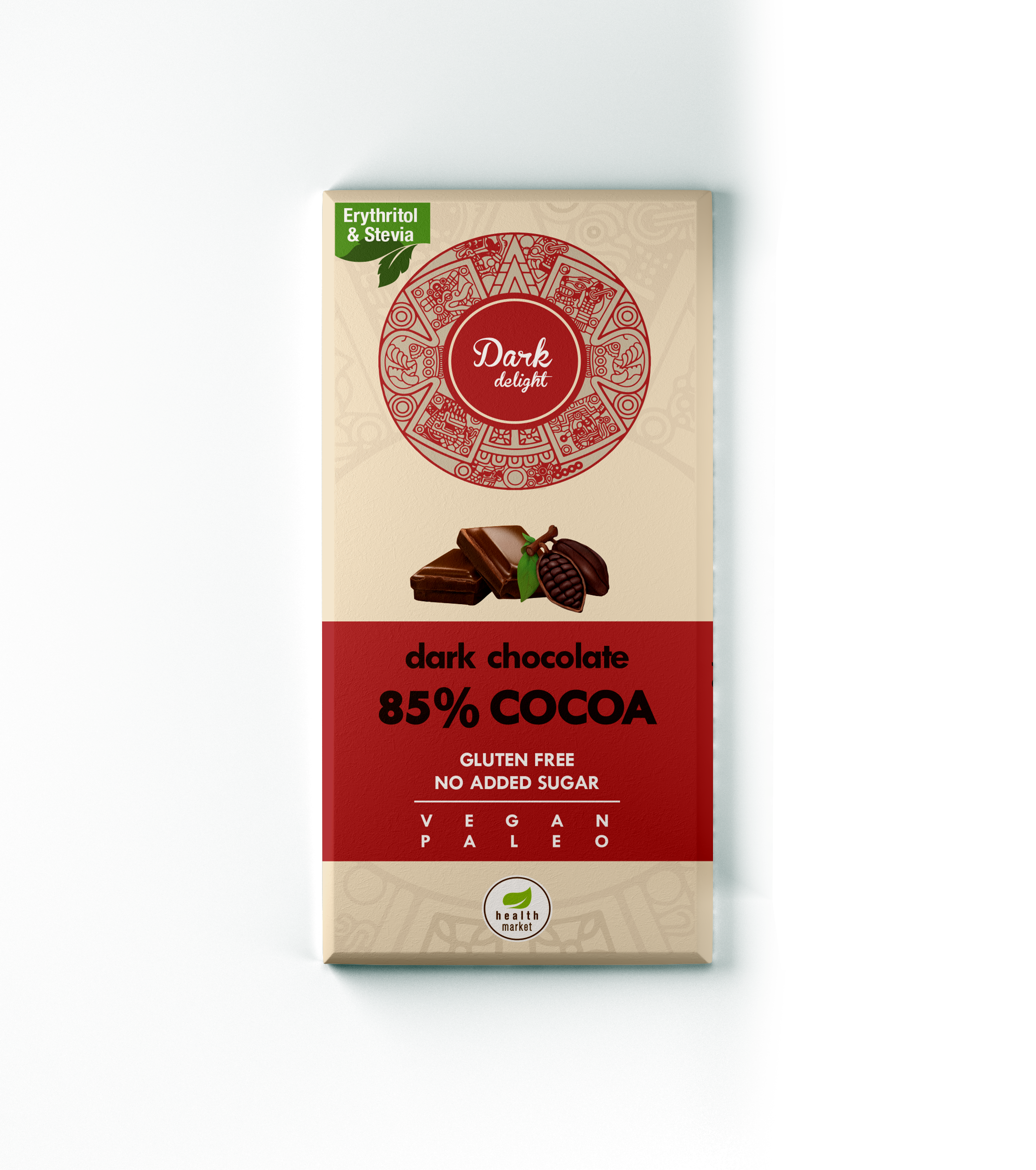 Health Market Dark Delight Étcsokoládé 80g