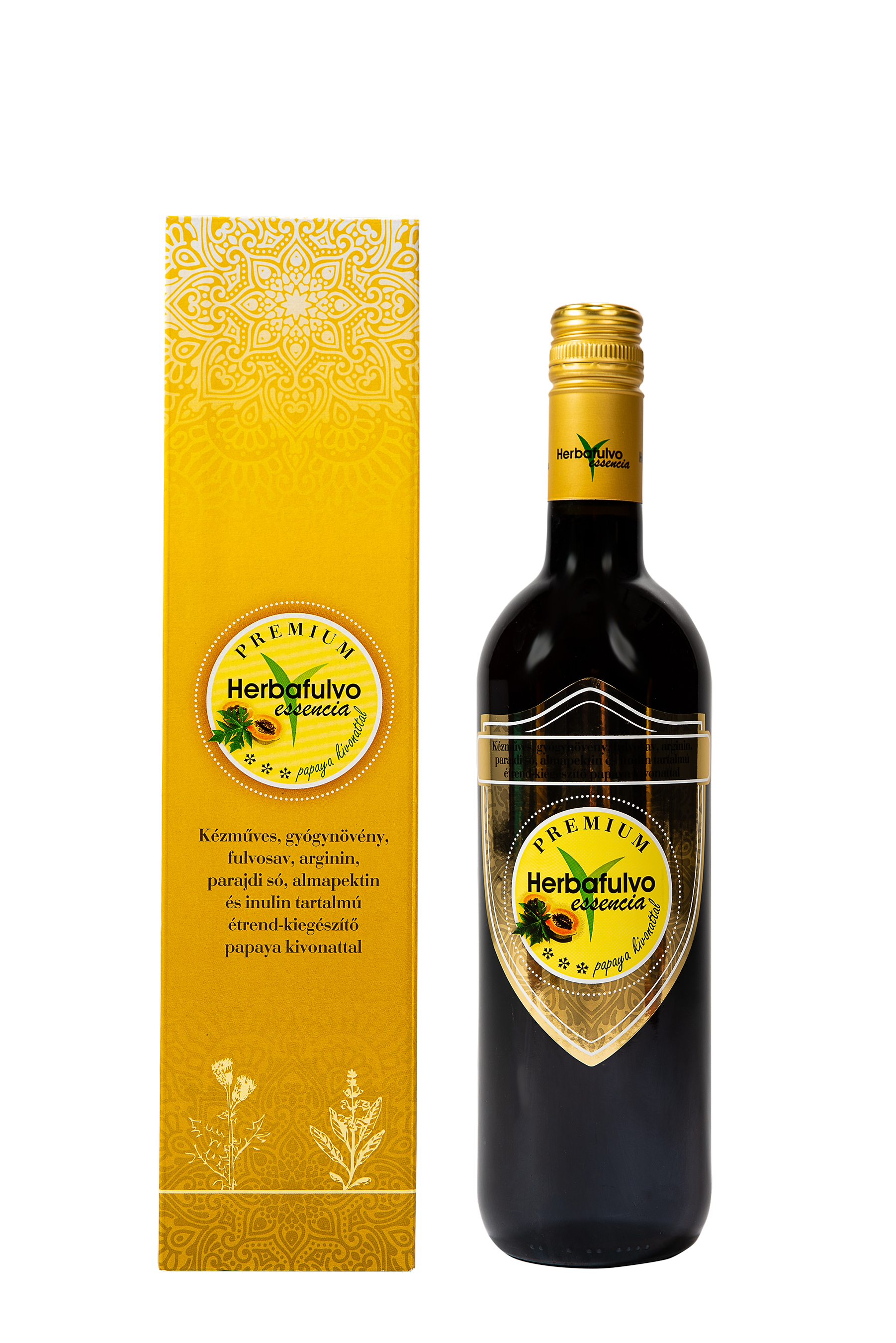 Herbafulvo essencia papaya kivonattal prémium 750 ml