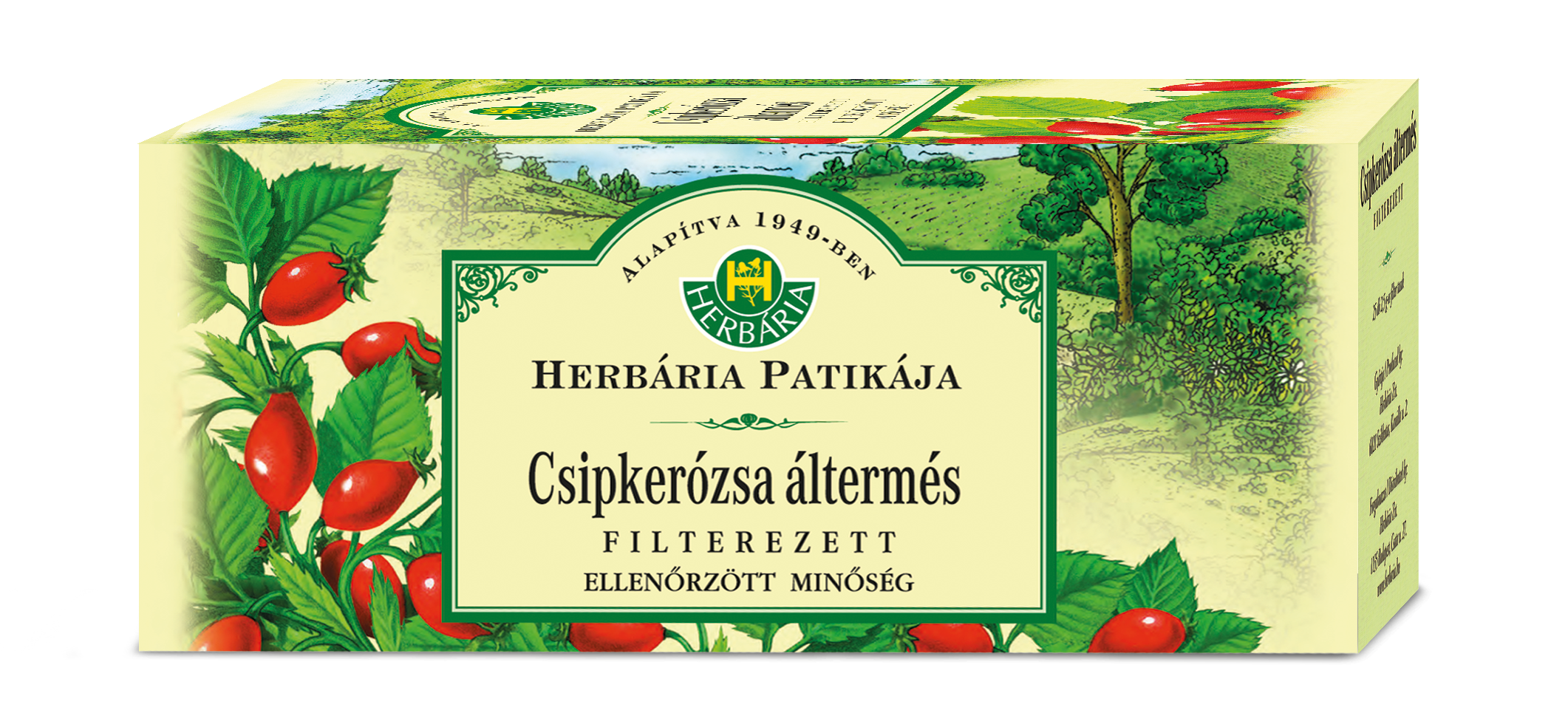 Herbária csipkerózsa áltermés tea 25x2,5g 62 g