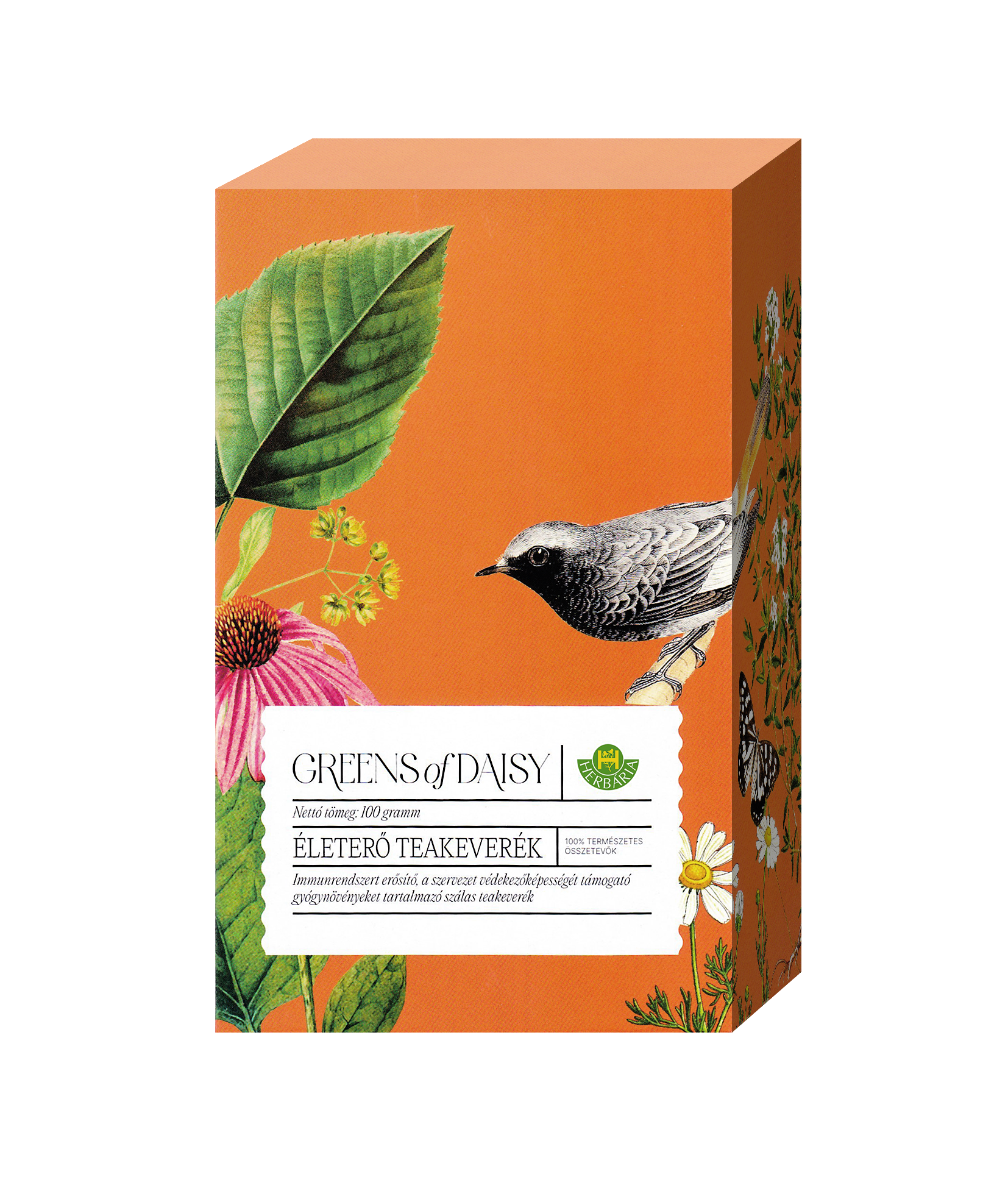 Herbária greens of daisy életerő teakeverék 100 g