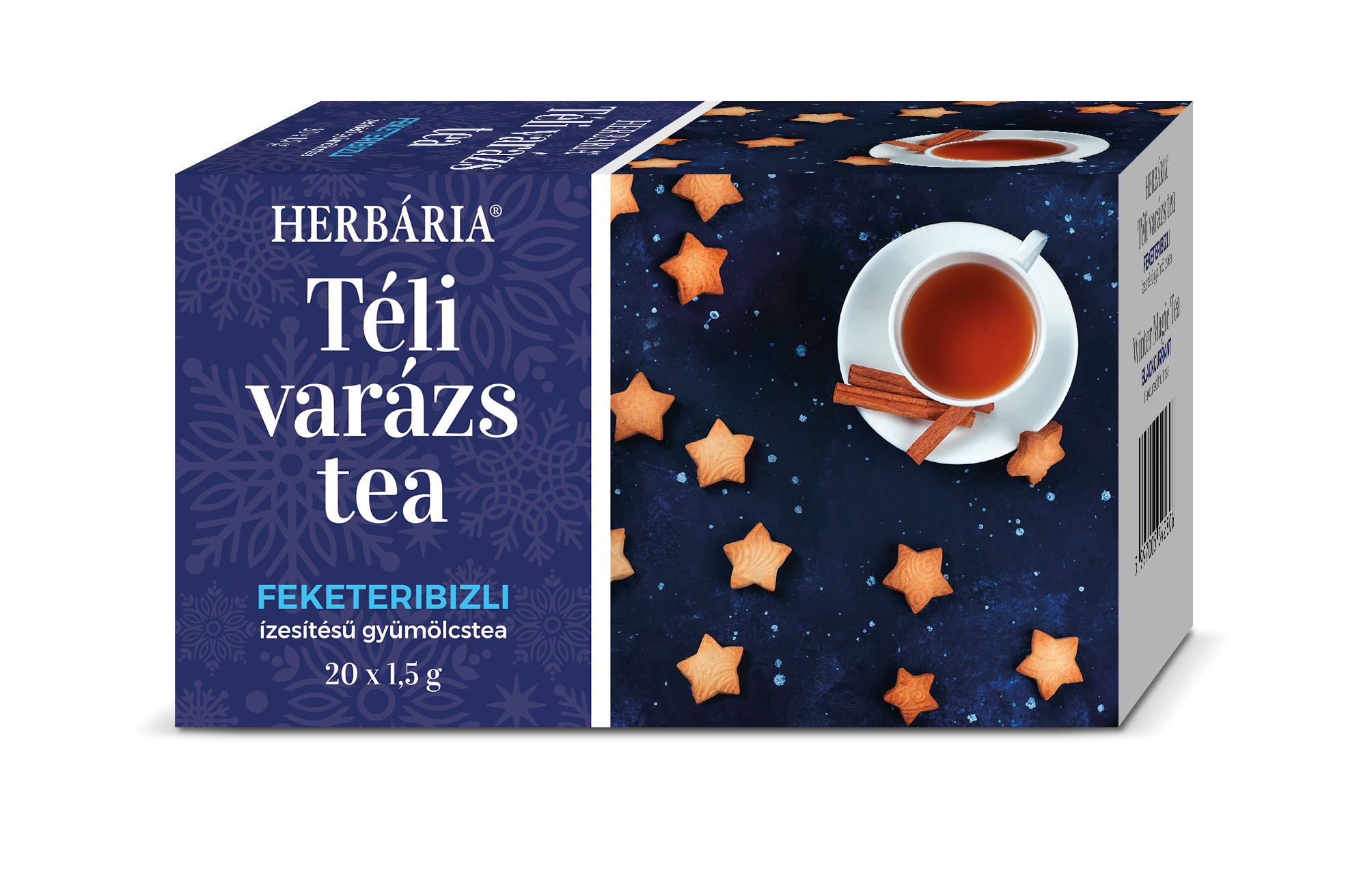 Herbária téli varázs feketeribizli ízű tea 20x1,5g 30 g
