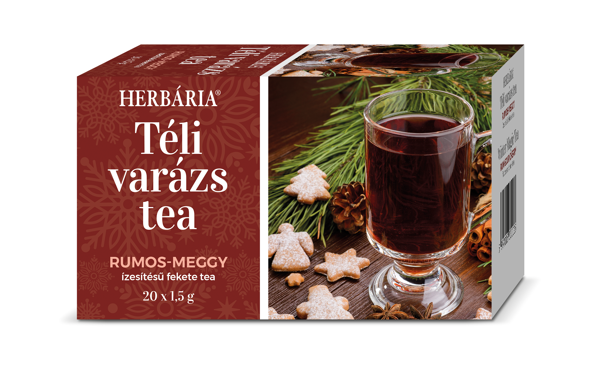 Herbária téli varázs rumos meggy ízű tea 20x1,5g 30 g