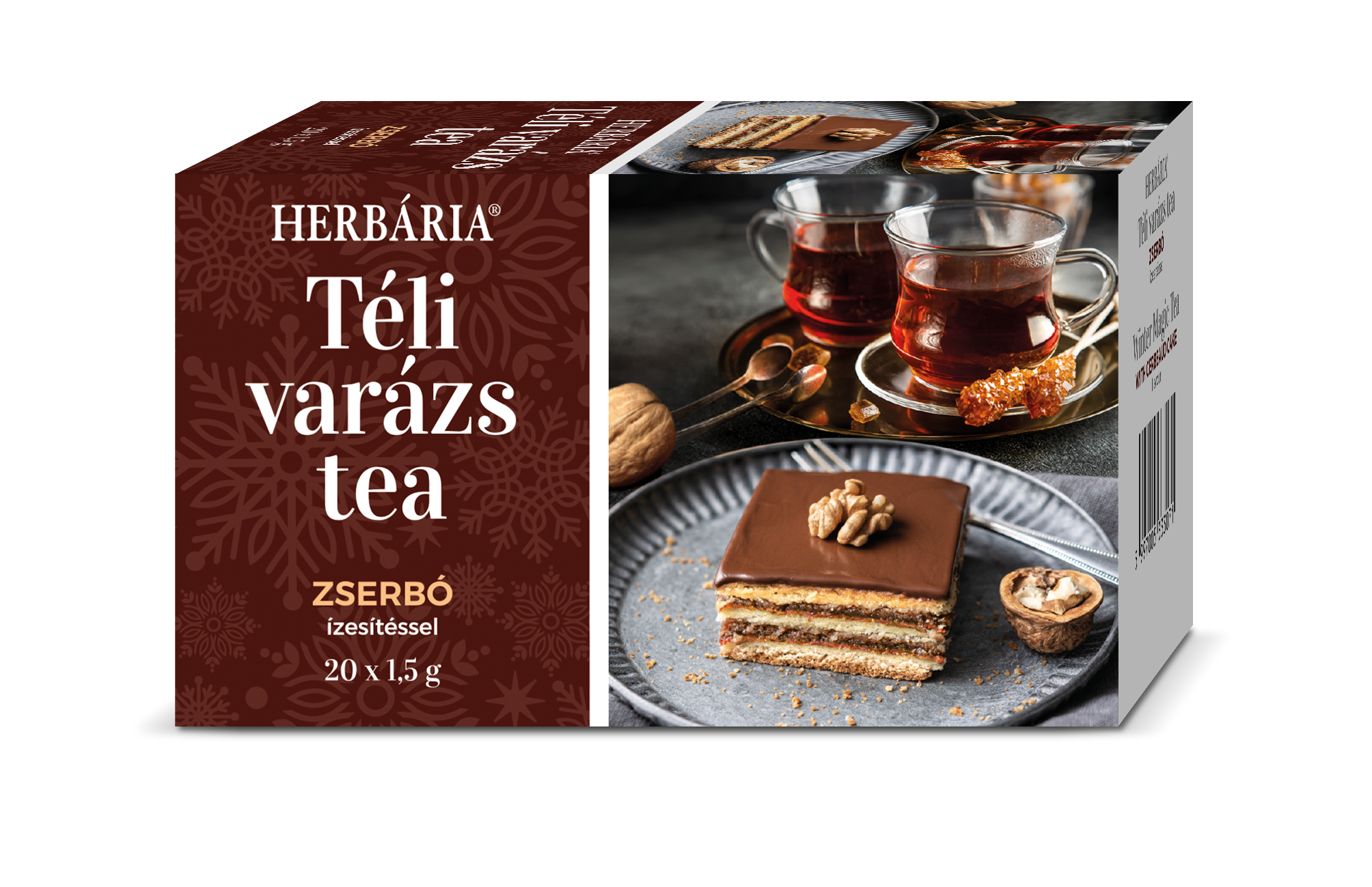 Herbária téli varázs zserbó ízű filteres tea 20x1,5g 30 g