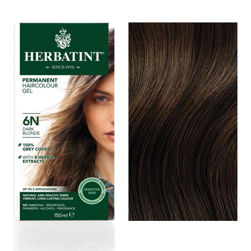 Herbatint 6n sötét szőke hajfesték 150 ml