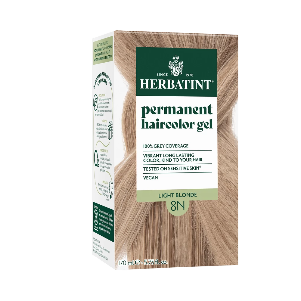 Herbatint 8n világos szőke hajfesték 170 ml