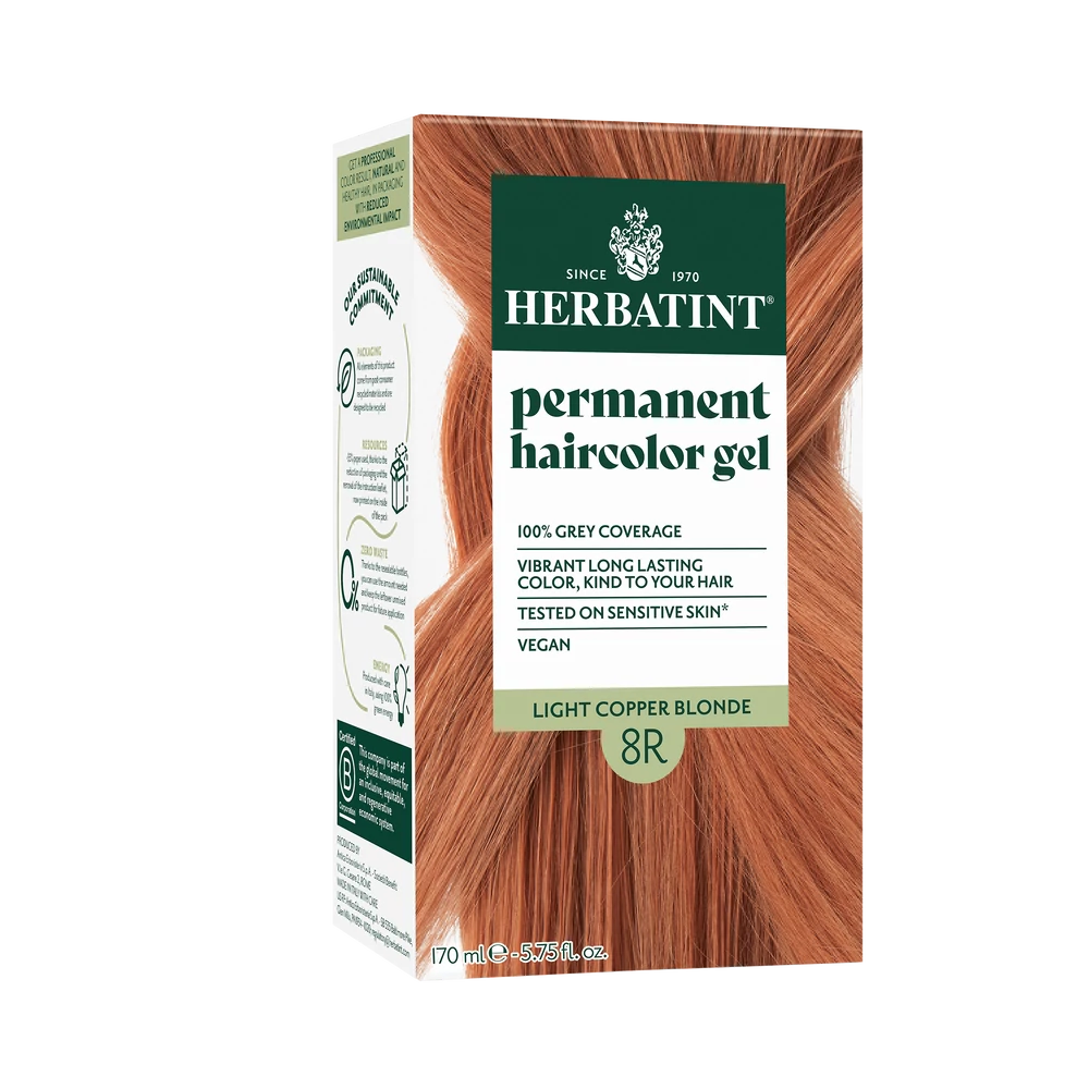 Herbatint 8r réz világos szőke hajfesték 170 ml