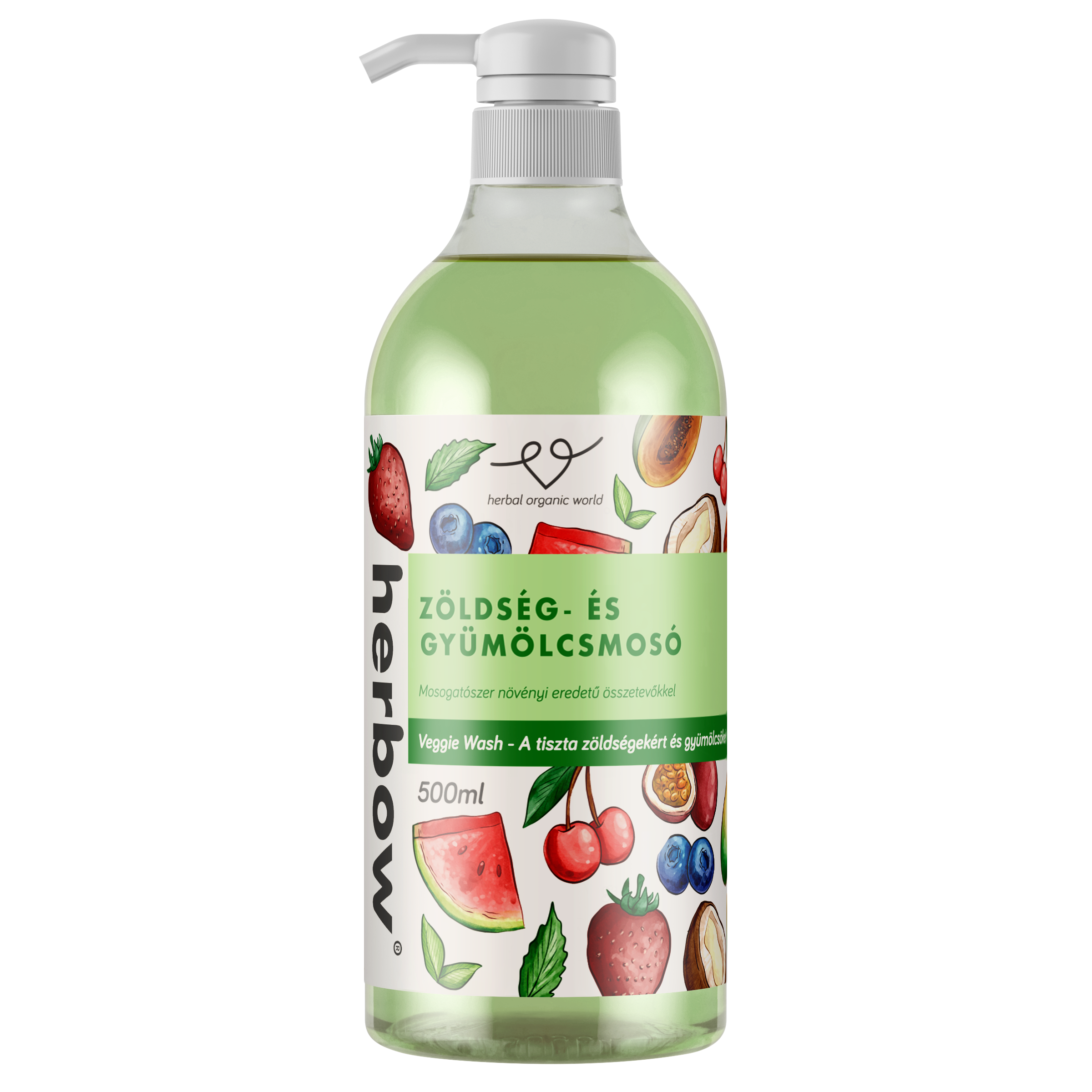 Herbow zöldség és gyümölcsmosó 500 ml