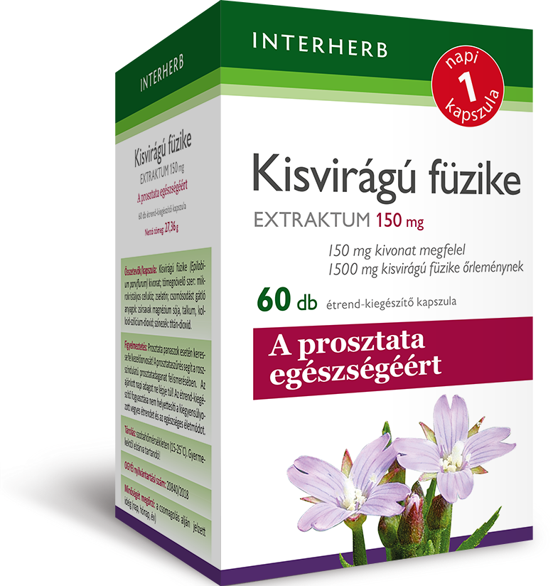 Interherb napi1 kisvirágú füzike extraktum kapszula 60 db