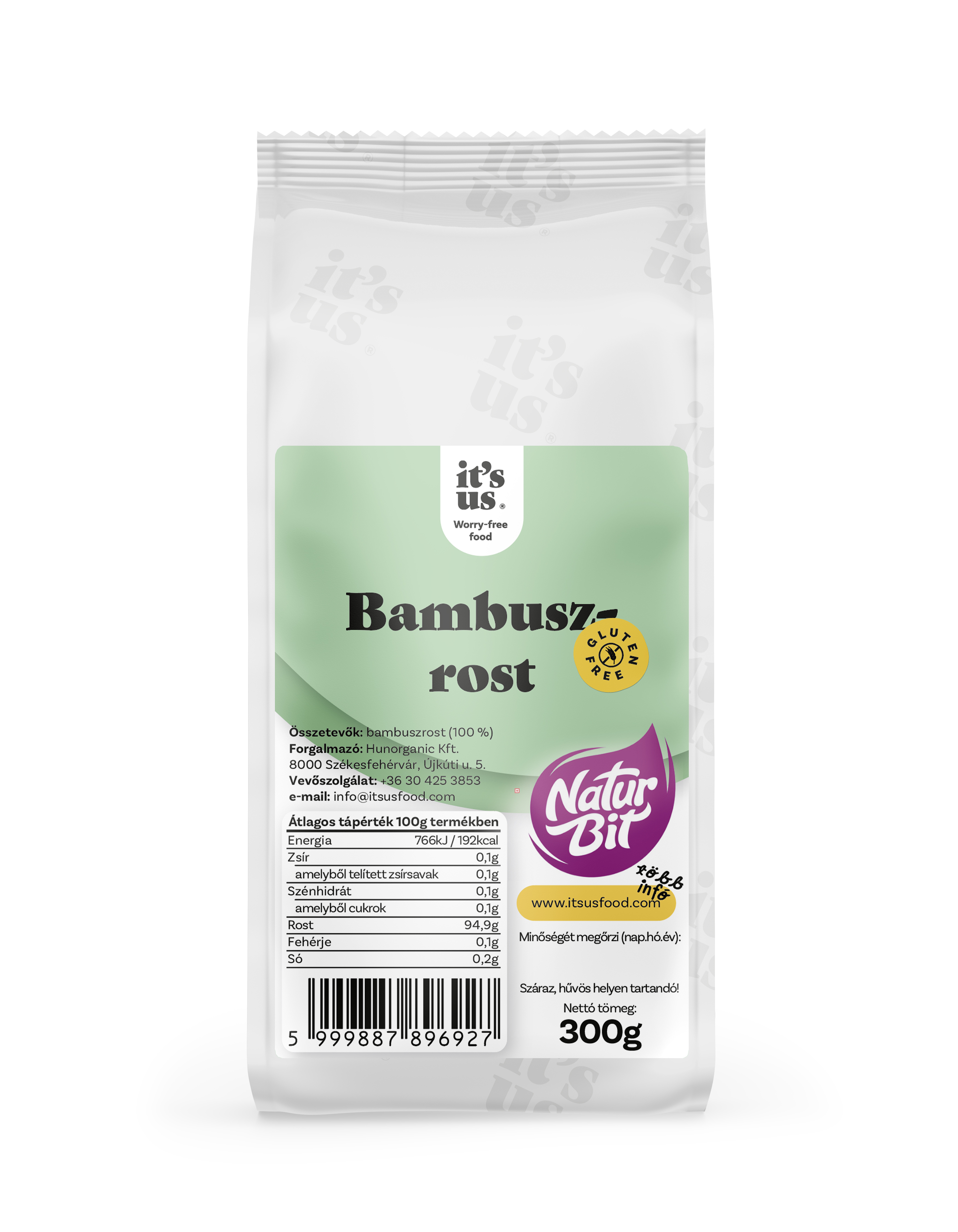 It`s us naturbit gluténmentes bambuszrost 300 g