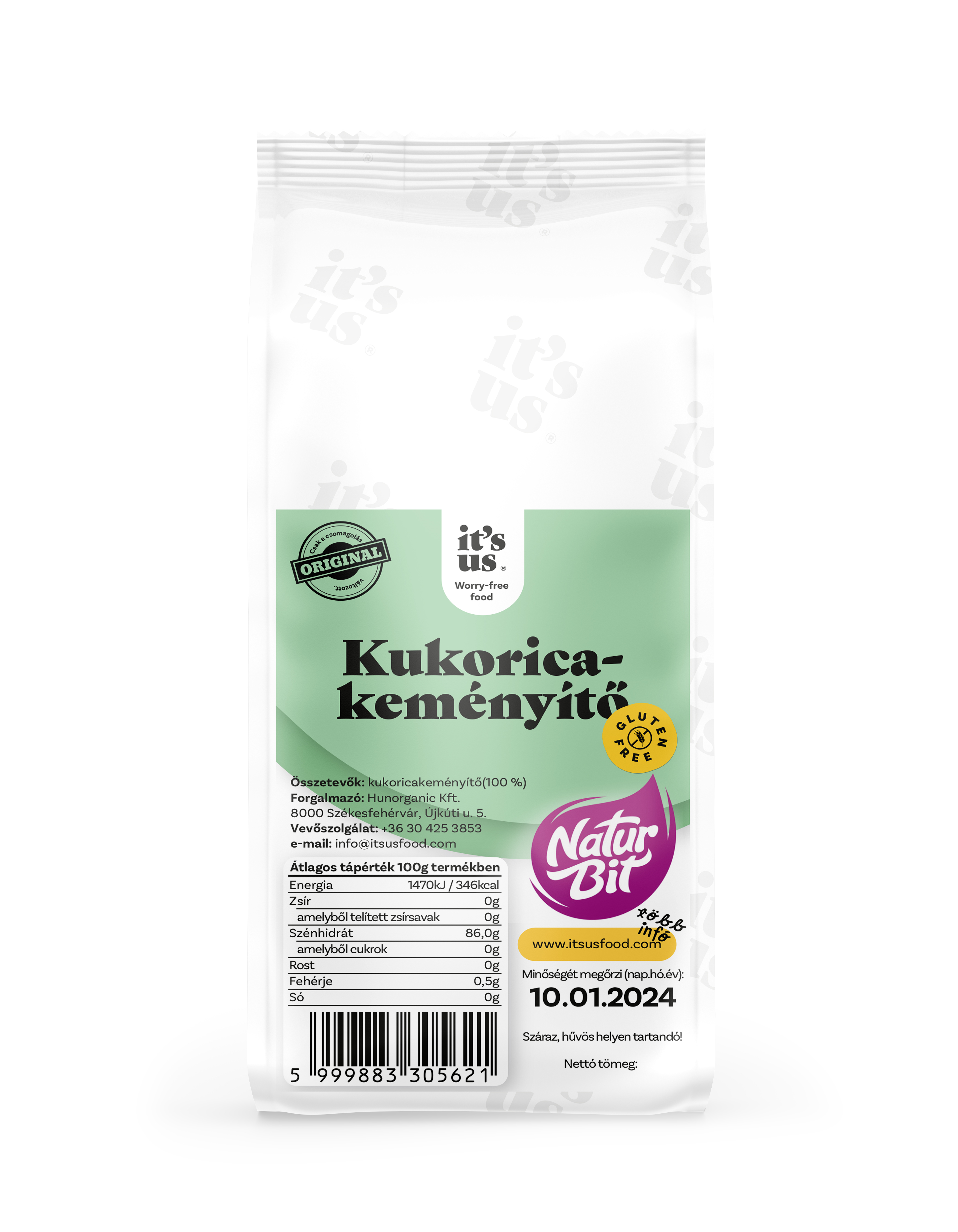 It`s us naturbit kukoricakeményítő 500 g