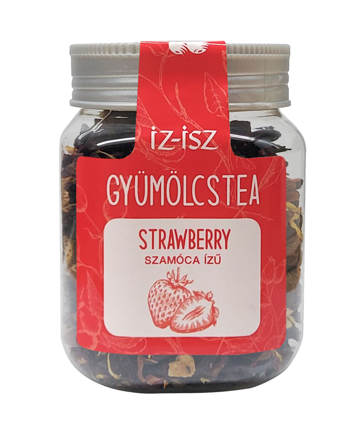 Íz-isz gyümölcstea szamóca ízű 120 g