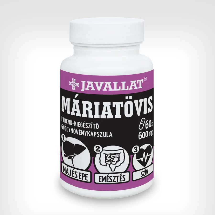 Javallat máriatövis étrend-kiegészítő kapszula 60 db