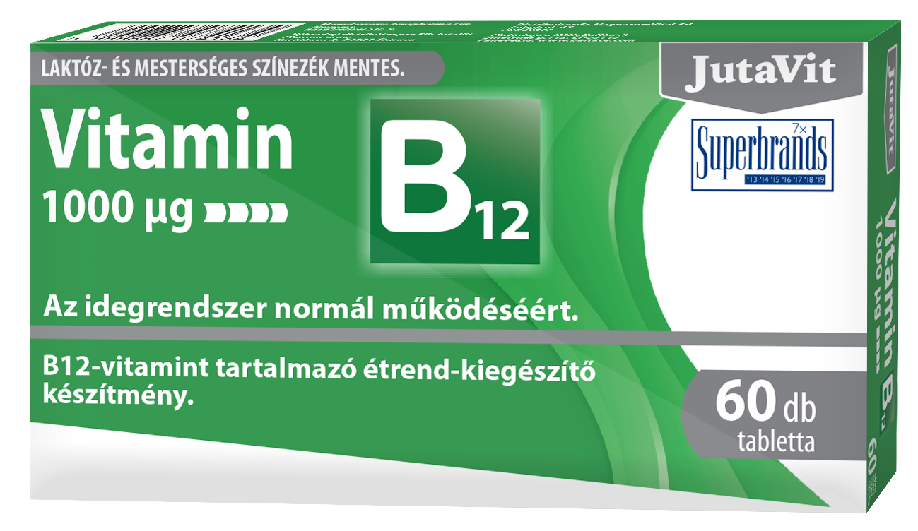 Jutavit B12-vitamin 1000µg 60 db
