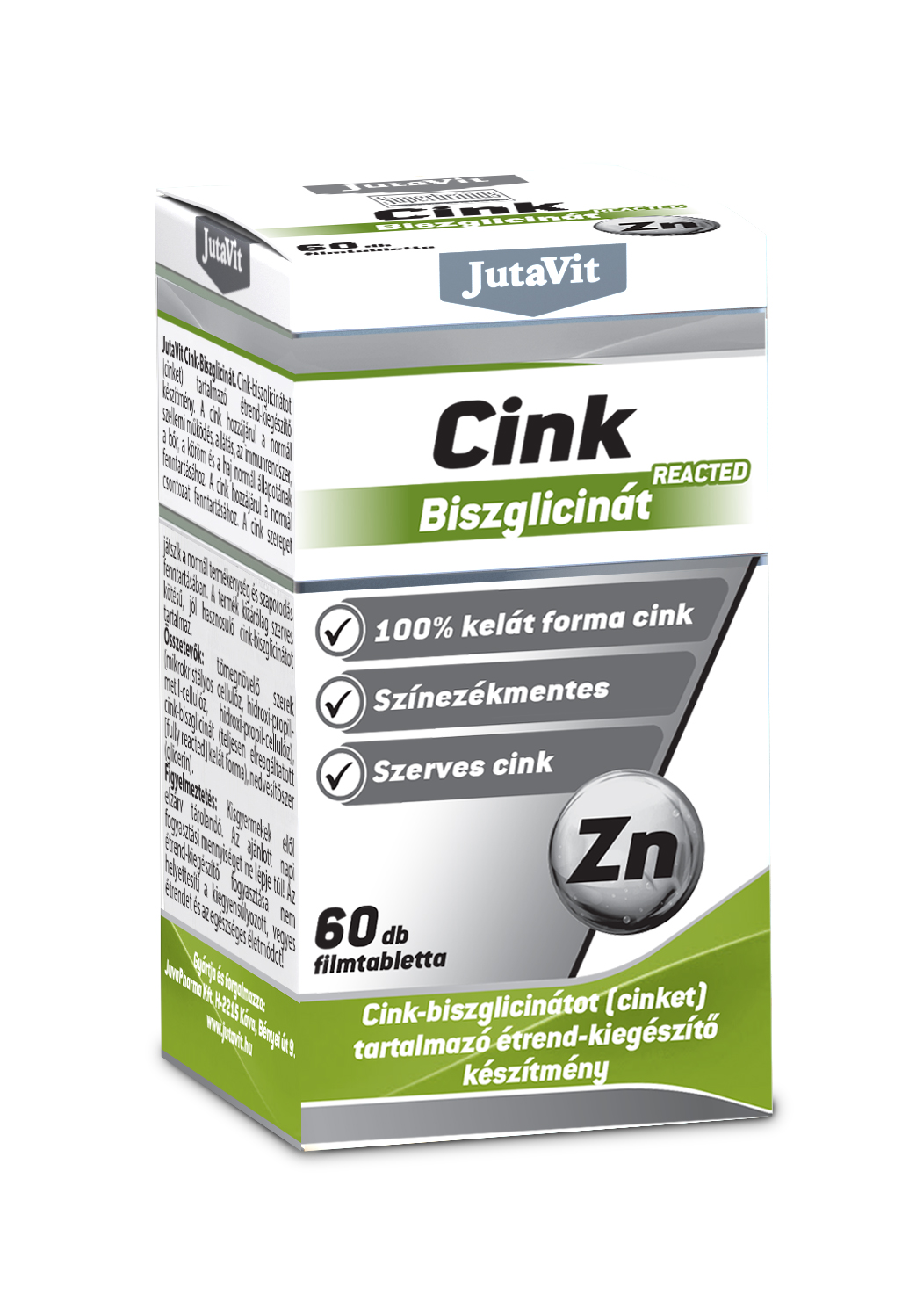 Jutavit cink biszglicinát filmtabletta 60 db