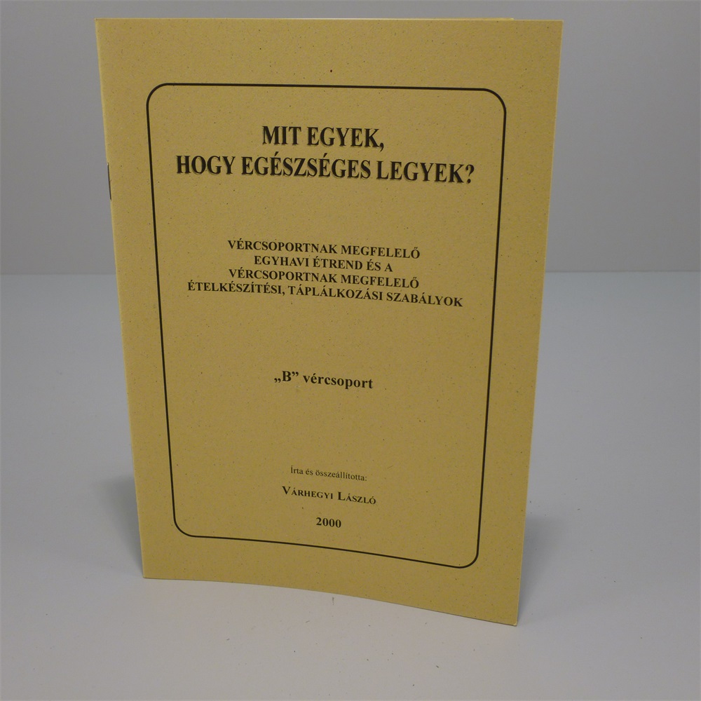 Könyv: mit egyek... 