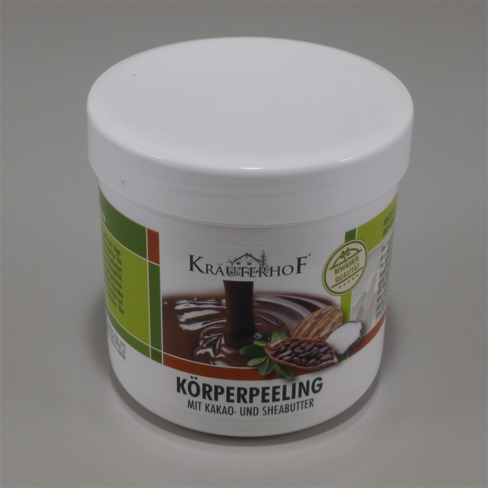 Krauterhof testradír kakaó és sheavajjal 400 g