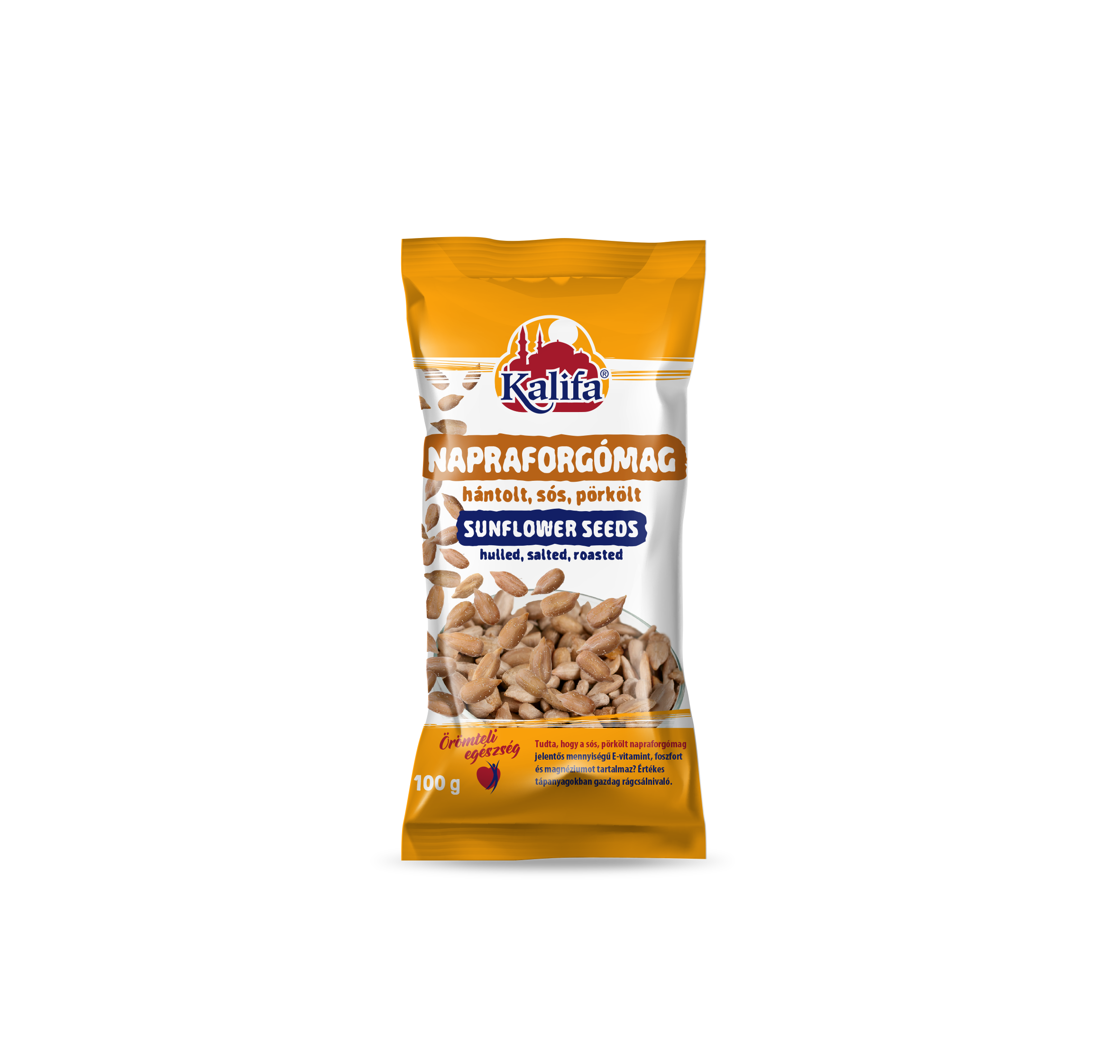 Kalifa hántolt napraforgó sós, pörkölt 100 g