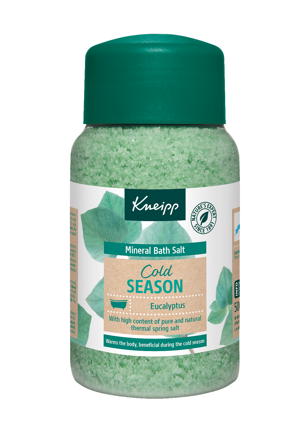 Kneipp fürdőkristály szabad légutak fürdőkristály eukaliptus 500 g