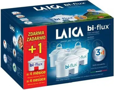 Laica bi-flux vízszűrőbetét univerzális 3+1db 4 db
