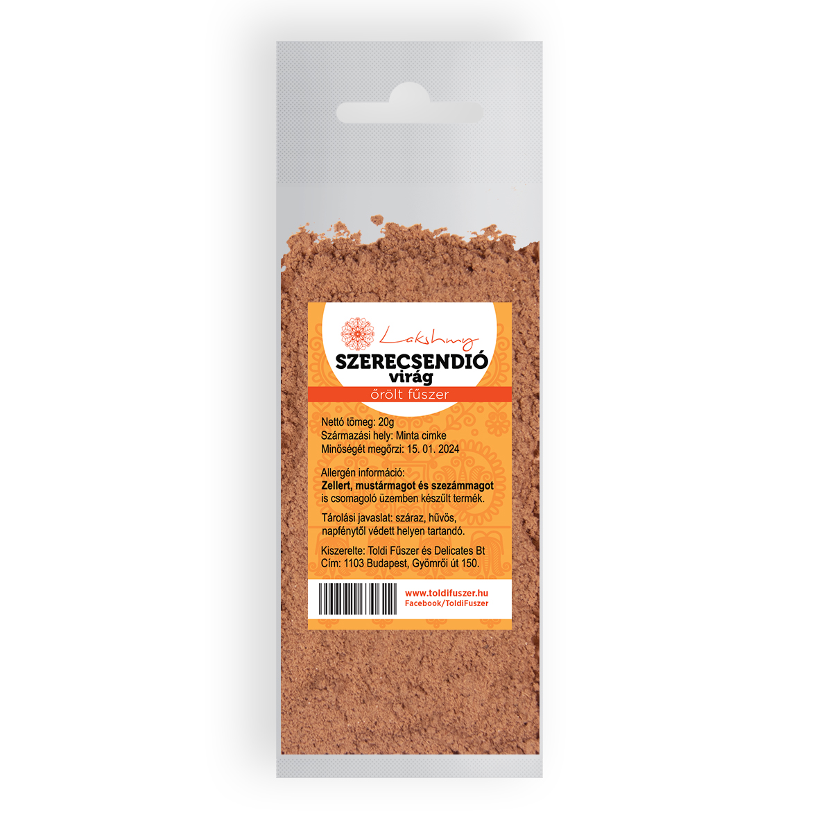 Lakshmy szerecsendió virág őrölt 20 g