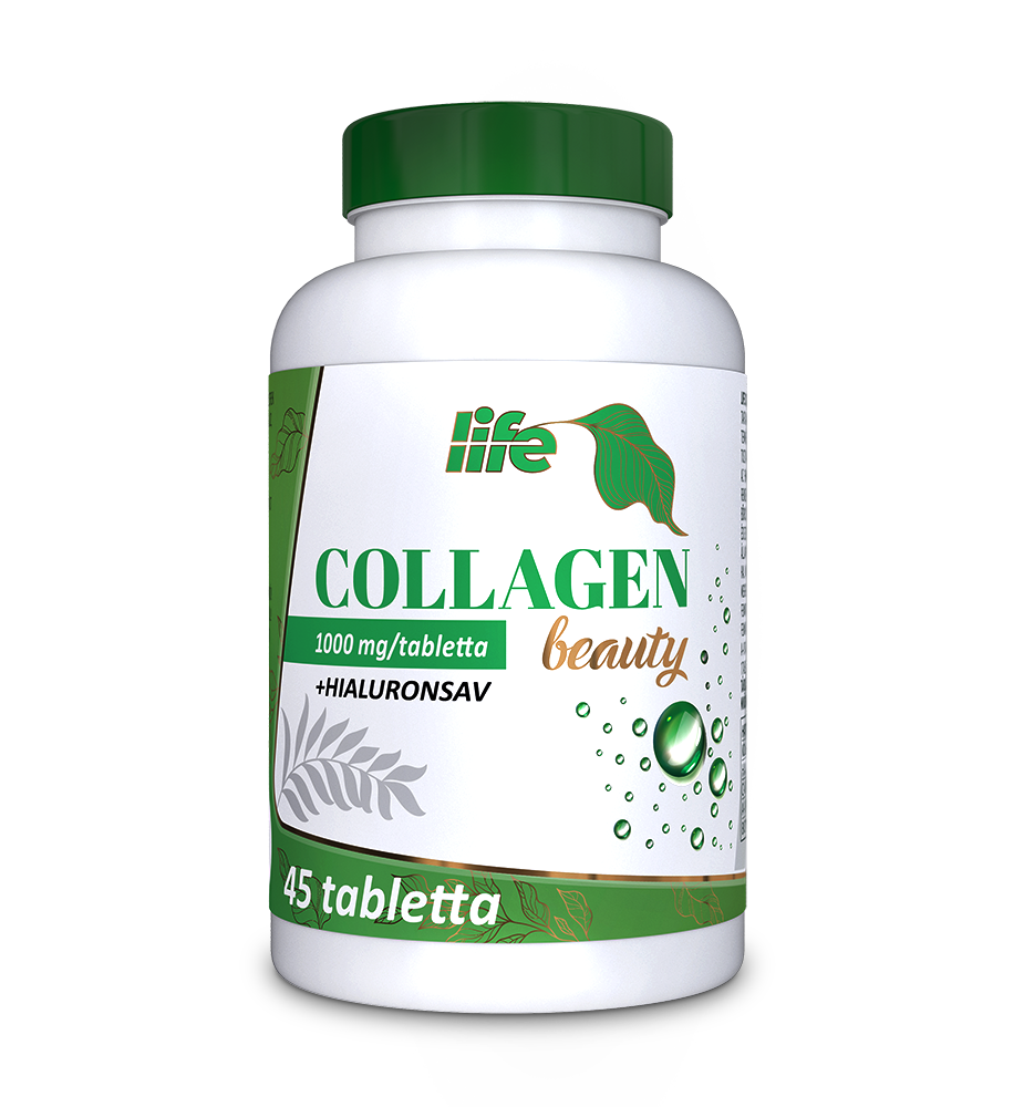Life collagen beauty 1000mg+hyaluronsav kapszula 45 db