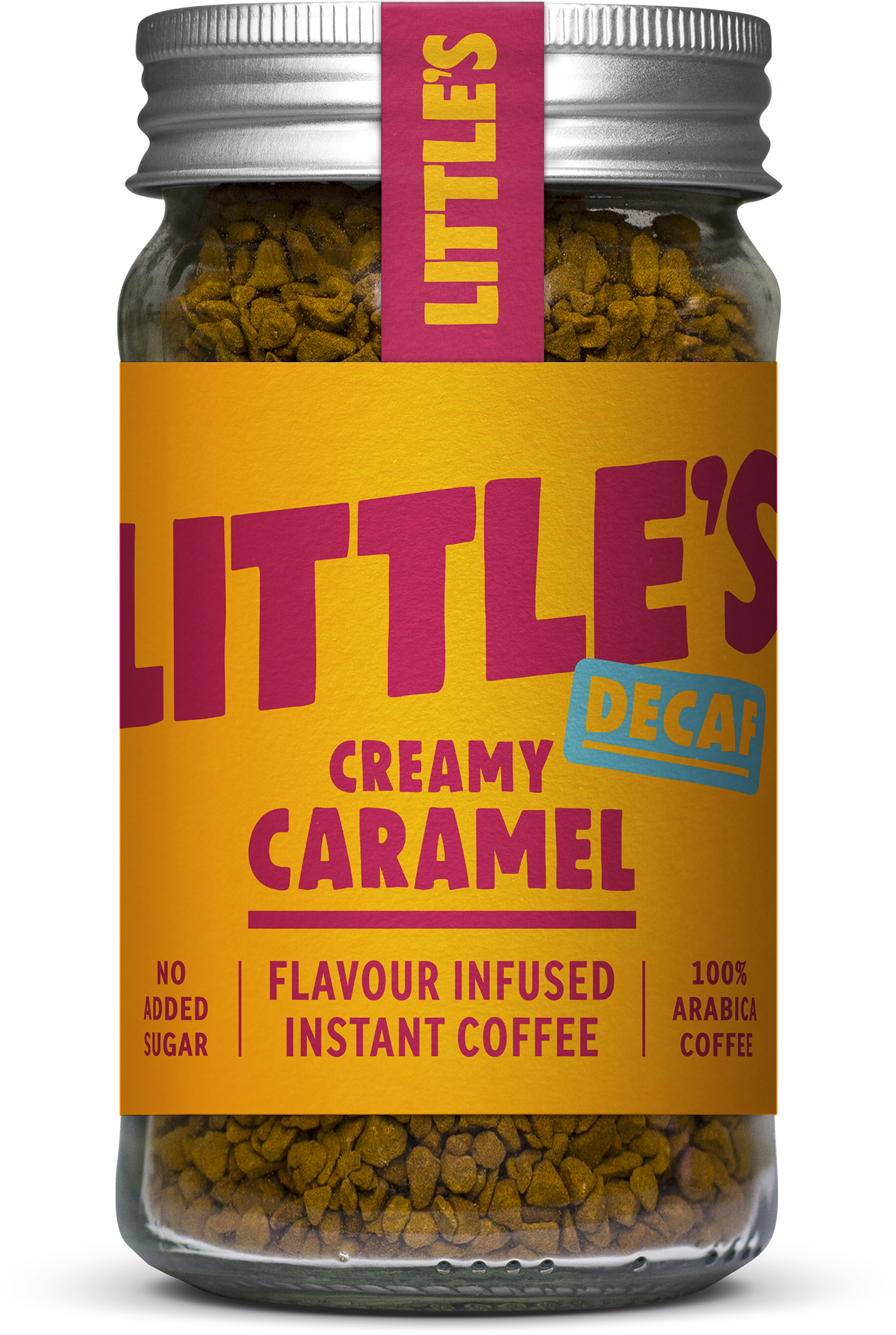 Littles instant koffeinmentes kávé caramel 50 g