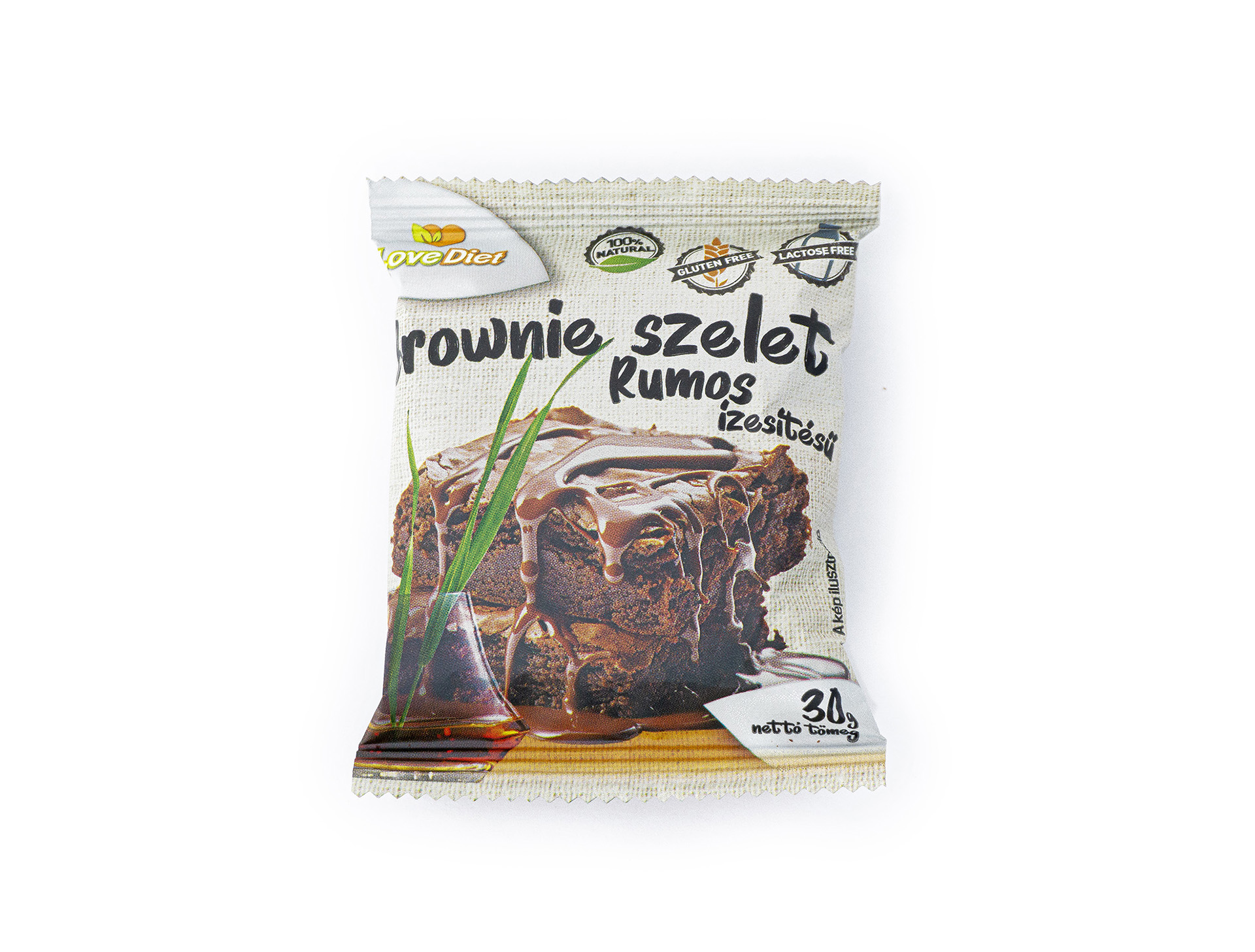 Love Diet brownie rum ízű 30 g