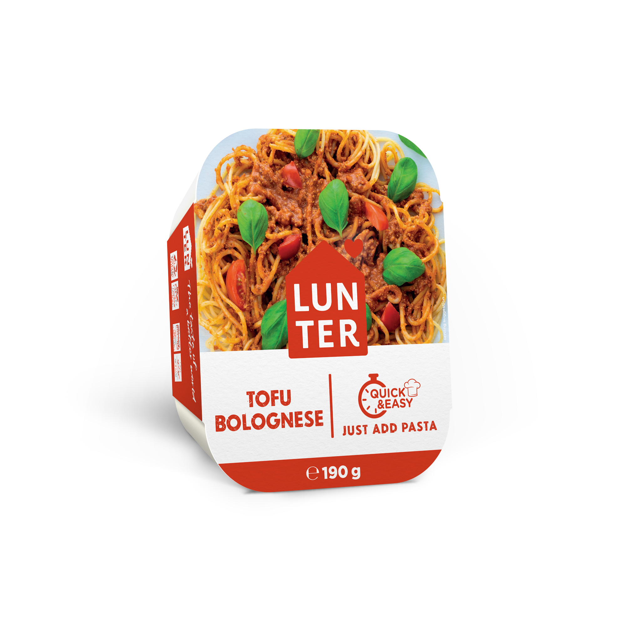 Lunter quick and easy tofu bolognese 190 g