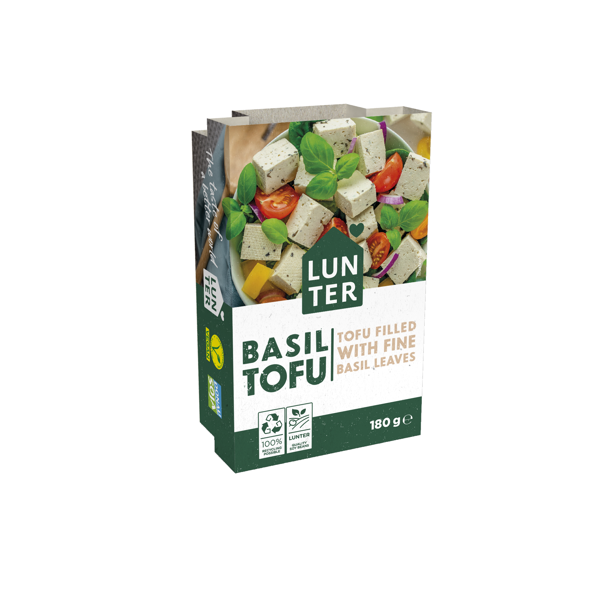 Lunter tofu bazsalikomos 180 g