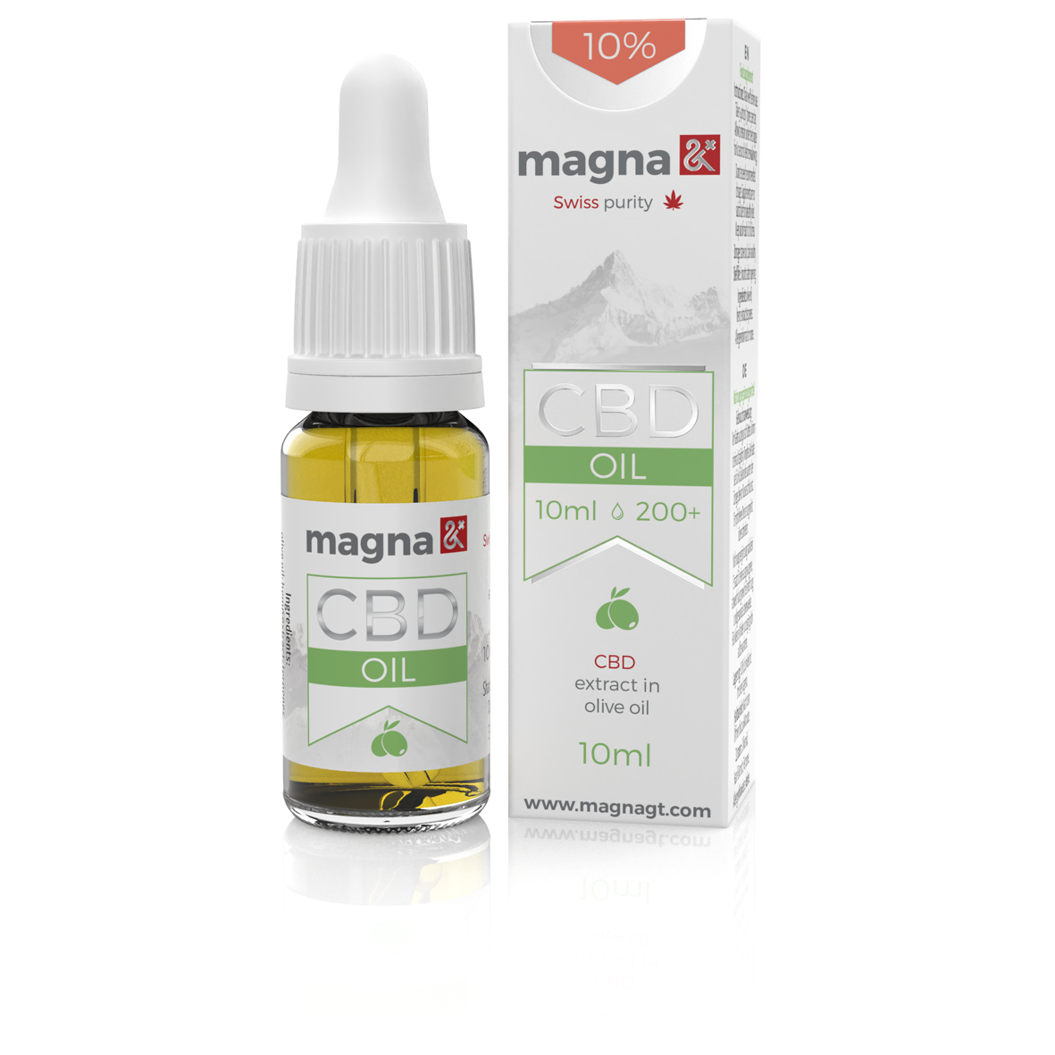 Magna G&T 10% CBD olivaolajban 10 ml
