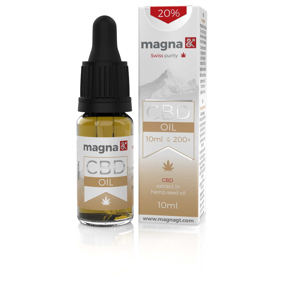 Magna G&T 20% CBD kendermagolajban 10 ml