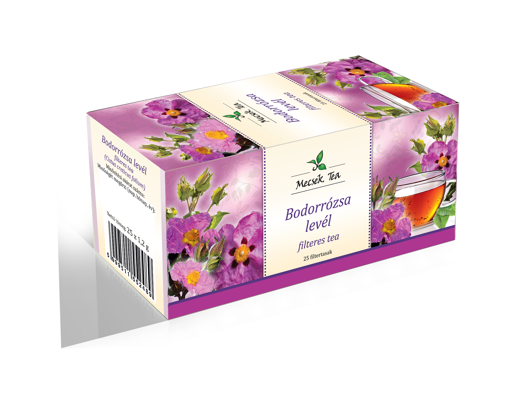 Mecsek bodorrózsa levél tea 25x1,2g 30 g