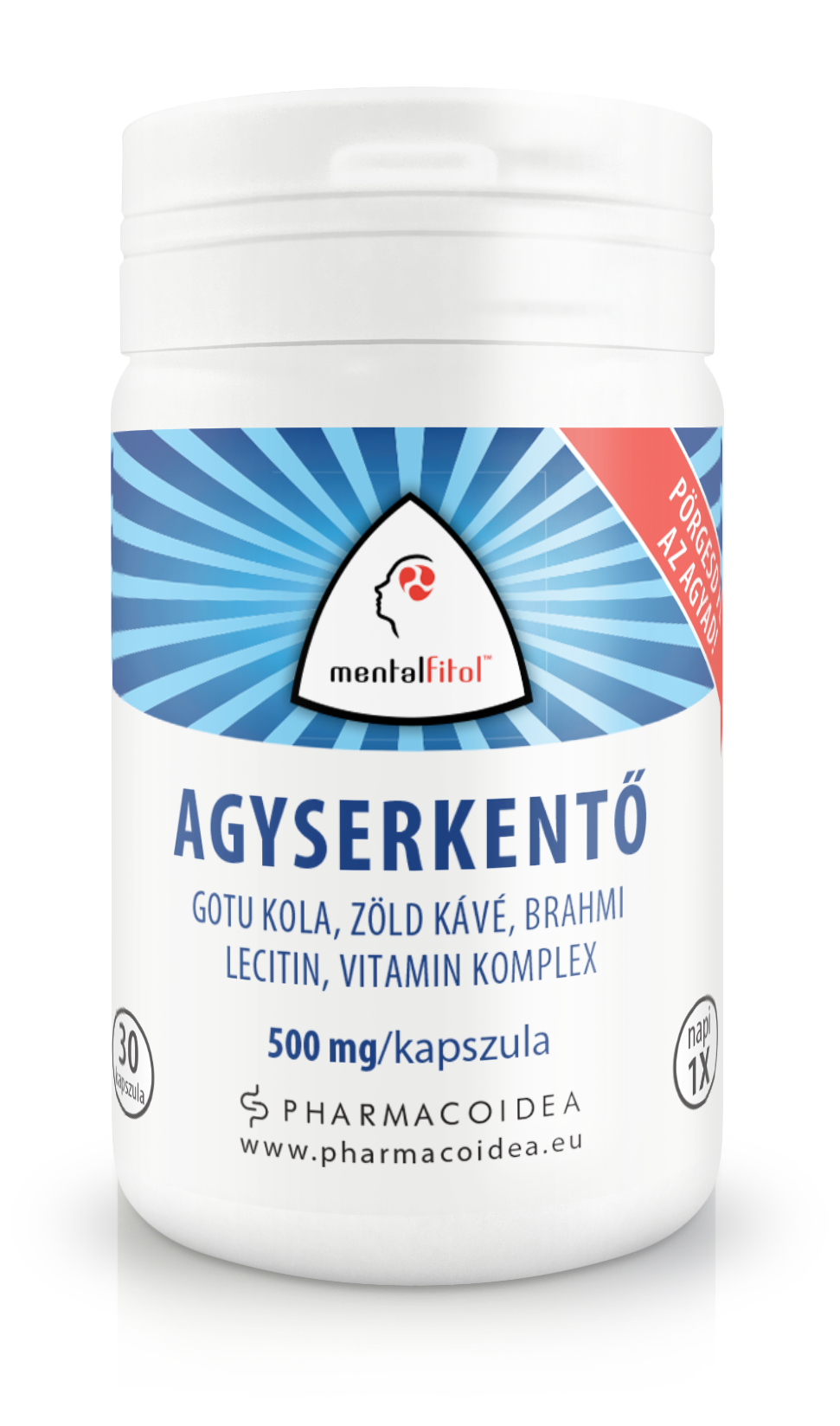 Pharmacoidea mentalfitol agyserkentő kapszula 30 db