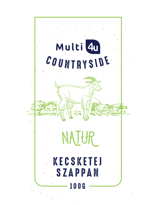Multi 4u countryside kecsketej szappan natúr 100 g