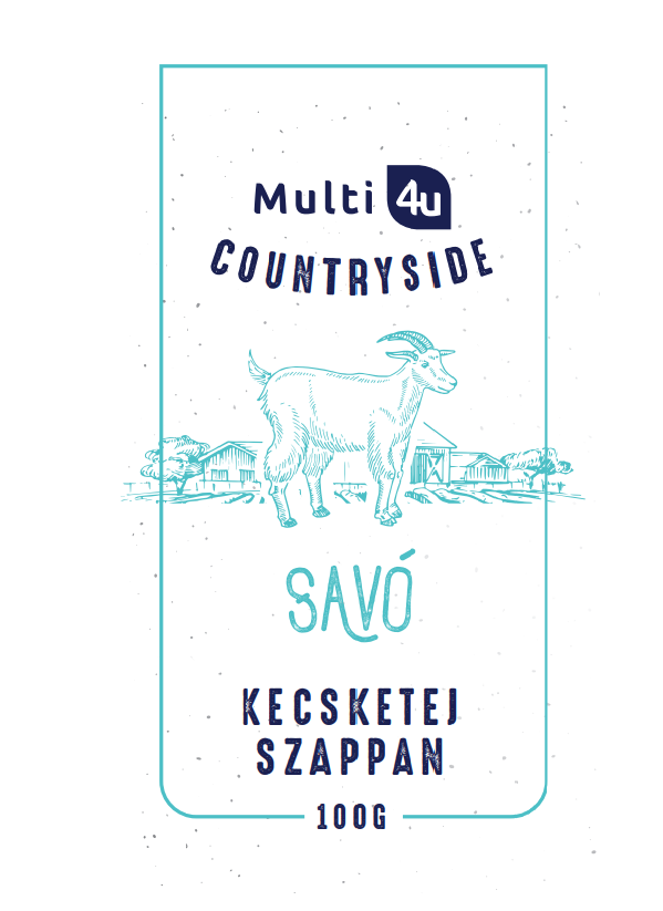 Multi 4u countryside kecsketej szappan savó 100 g